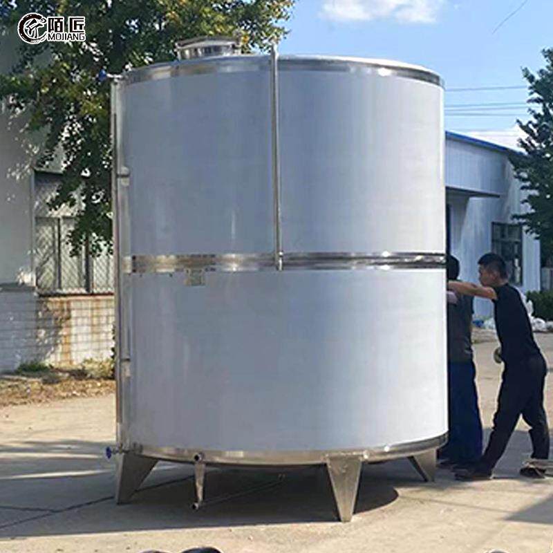10吨立式平底锥底储罐304不锈钢储酒罐化工用储存罐食用油储罐