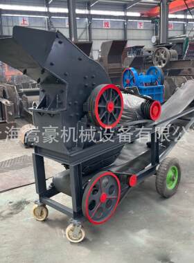 移动式给料破碎输送一体机 小型整套制砂生产线 锤式破碎机