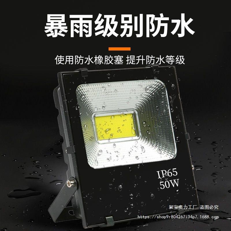 光led工灯地照明灯投户外插电式20V强2光超亮路见描述灯防水室外