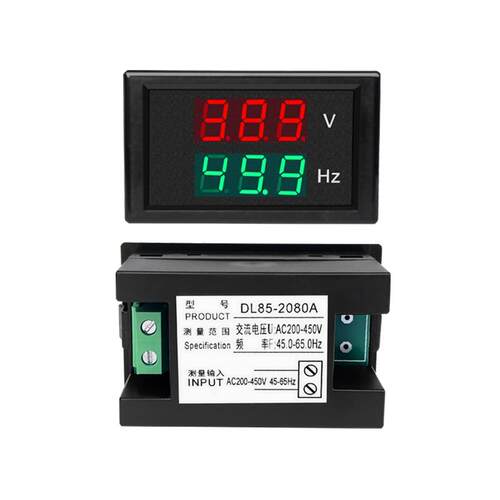 220V380V交流数显电压频率表汽油柴油发电机配件零部件DL85-2080A