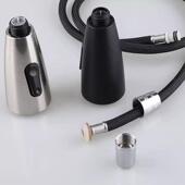 抽拉龙头喷头螺帽花洒软管螺帽淋浴花喷头水管接头不锈钢管子配件