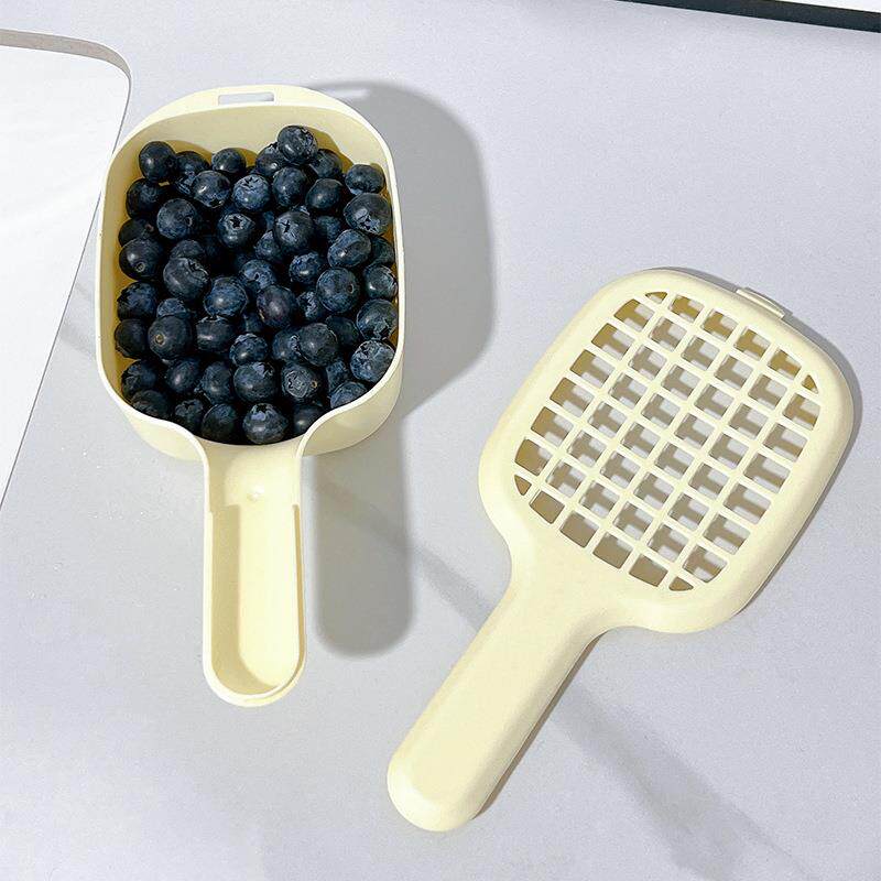 日式迷你清洗蓝莓神器家用厨房沥水控水篮带手柄水果篮漏水滤水筛