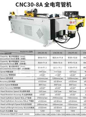 CSMART-CNNC0-8A-LR全电管机全自动3数弯控弯管机左右自动管钢管