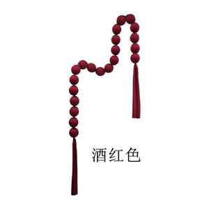 婚庆道具婚礼布艺泡沫球订婚宴挂饰球串婚房背景墙厂家彩色签到区