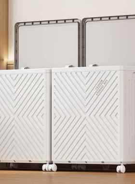 翻盖收纳箱家用BGY大容量衣物子物箱整理箱玩具可娃娃折叠储被物