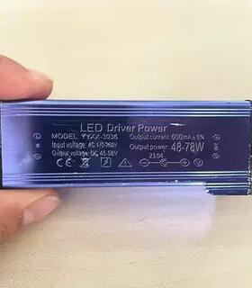 LED驱动器LH-HX3640-600 48-78W 600MA公头电源驱动变压器DC40-70