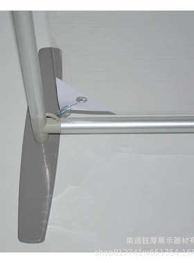 展示架80x180立圆管展示架宝型屏 透明门广告易铝合金拉展架画面