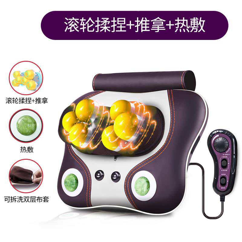 高档金凯瑞颈椎按摩器仪电动颈部肩部背腰部部腰椎全多身功家能枕