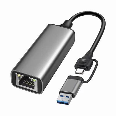 新款2.5g网卡2500Mbps网卡Rtl8156B C型网卡USB高速以太网