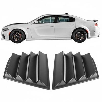 适用道奇战马Dodge Charger 2015-2021后车窗百叶遮阳挡格栅风格