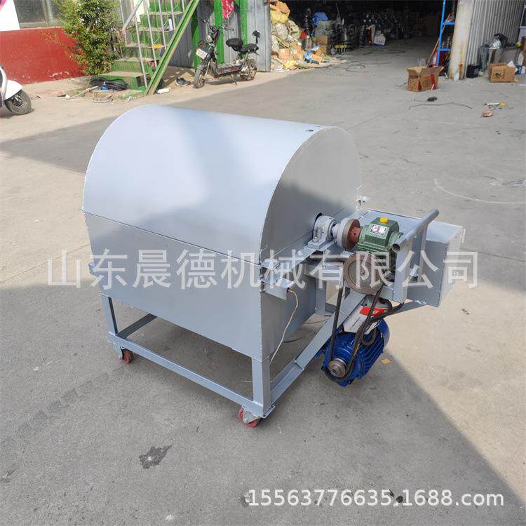 不锈钢滚筒电加热炒料机 花生大豆芝麻干果炒小型炒瓜子机器