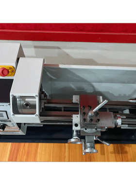 WM210V车床金属加工小型车床台式多功能家用DIY车床0618微型车床