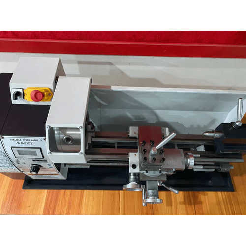 WM210V车床金属加工小型车床台式多功能家用DIY车床0618微型车床