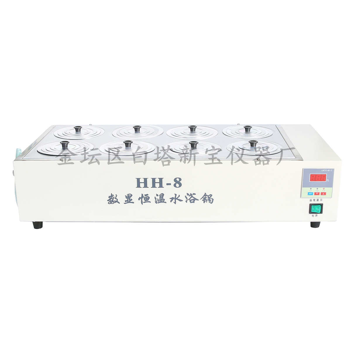 锅数显    8现货hh锅孔控温水浴-不锈钢双列八8 水浴内胆孔