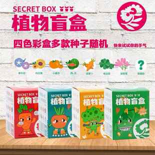 儿童植物盆栽幼儿园观察小学生种子绿植创意迷你开花娃娃种植盲盒
