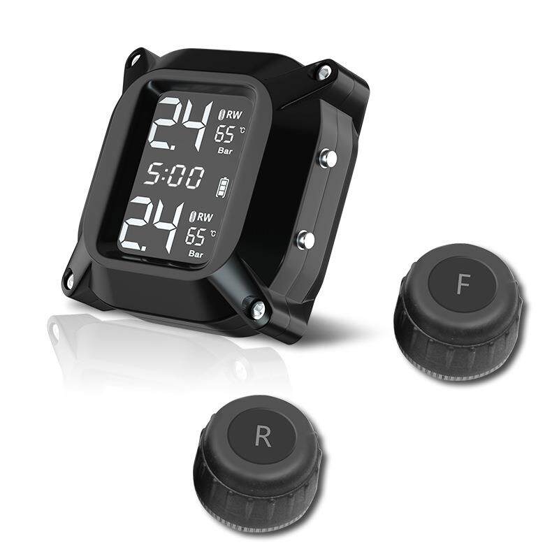 外置摩托车胎压motorcycle tpms 2轮胎压检测器motorbike tpms