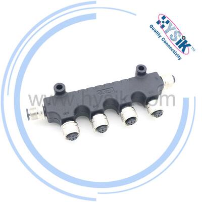 NMEA 2000一拖五 T型连接器 5芯 多端口组合线M12航空插头