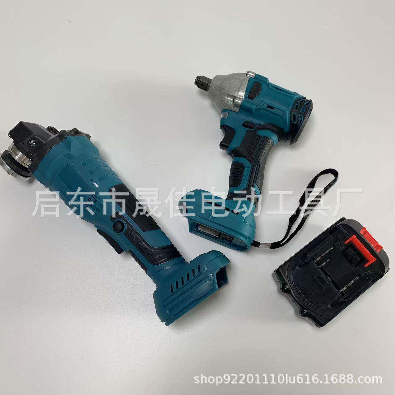 锂电工具两件套两件套组合工具无刷角磨机电动扳手