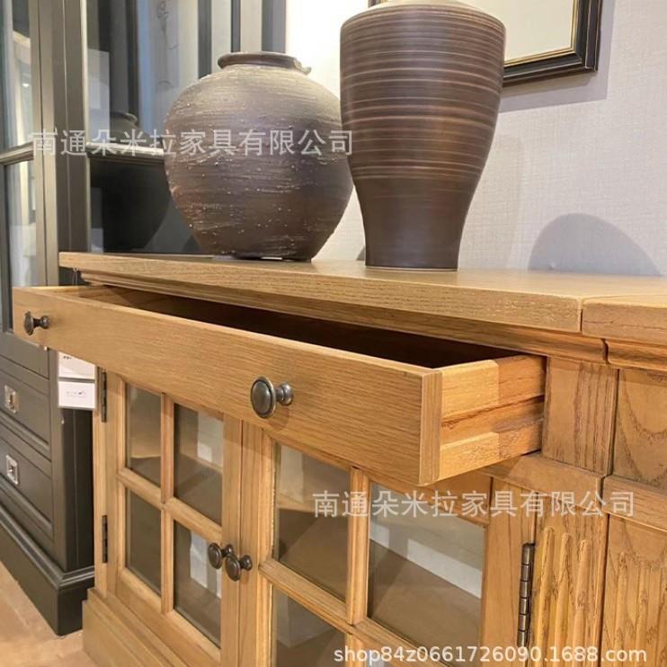 RH美式实木高端电视柜组合电视柜小型可组合电视柜