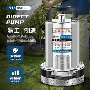 12V24V48V60V72V2寸直流大流量潜水泵家用农用电动车高扬程抽水机