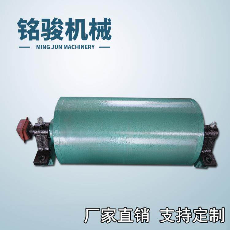 滚筒厂家生产TDY75型皮带机输送带传动滚筒油冷式包胶电动滚筒