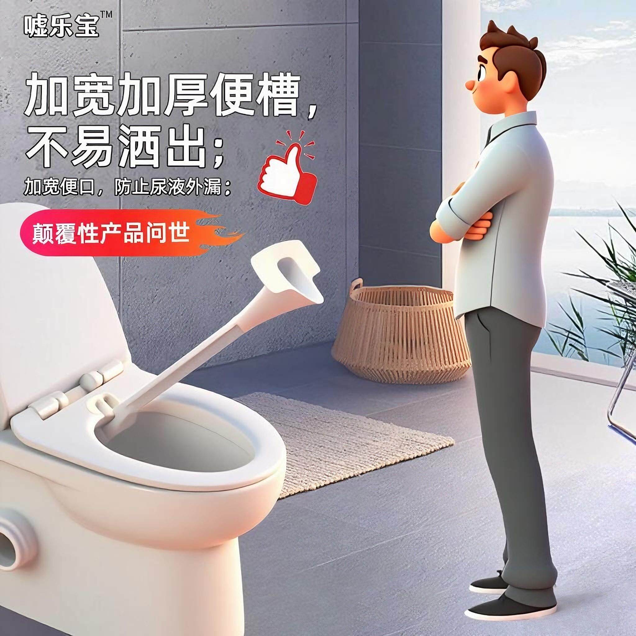 男士专用马桶小便器防飞溅方便男孩老人病人尿尿呵护女性卫生健康