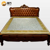 六角岫岩玉石加热床垫磁场加厚双人单人双温双控酒店民宿床垫