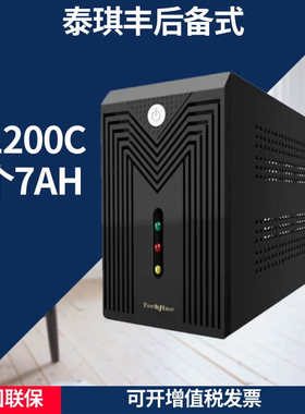 泰琪丰UPS电源K600C K1000C K1200C K2000 K3000后备式内置电池