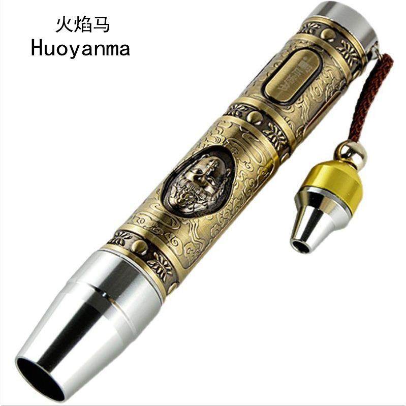 佛缘佛头玉石鉴定三光源聚头强光手电筒紫光玉石鉴定蜜蜡鉴宝