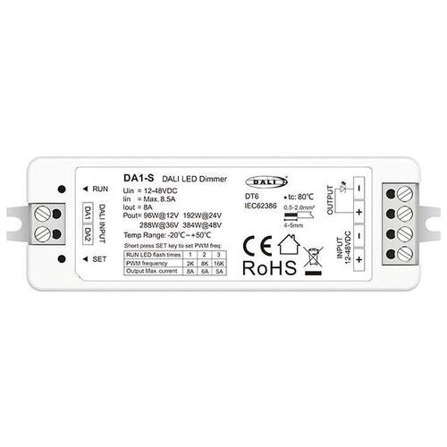 12-48VDC 1路*8A DIM DALI恒压控制器(DT6) DA1-S
