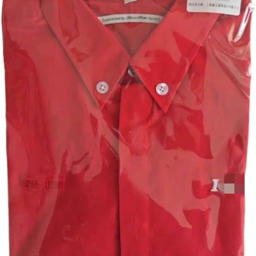 肯德基制服KFC工作服短袖衬衫男女同款管理组T桖