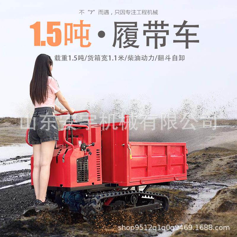 3吨安宇爬虎履带运输车山2覆带587式四不像石毛吨竹碑拖拉机全地