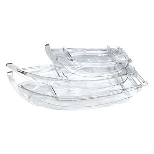 日式 龙舟盛器刺身寿司拼盘配合沙冰美观酒店料理餐具透明寿司船