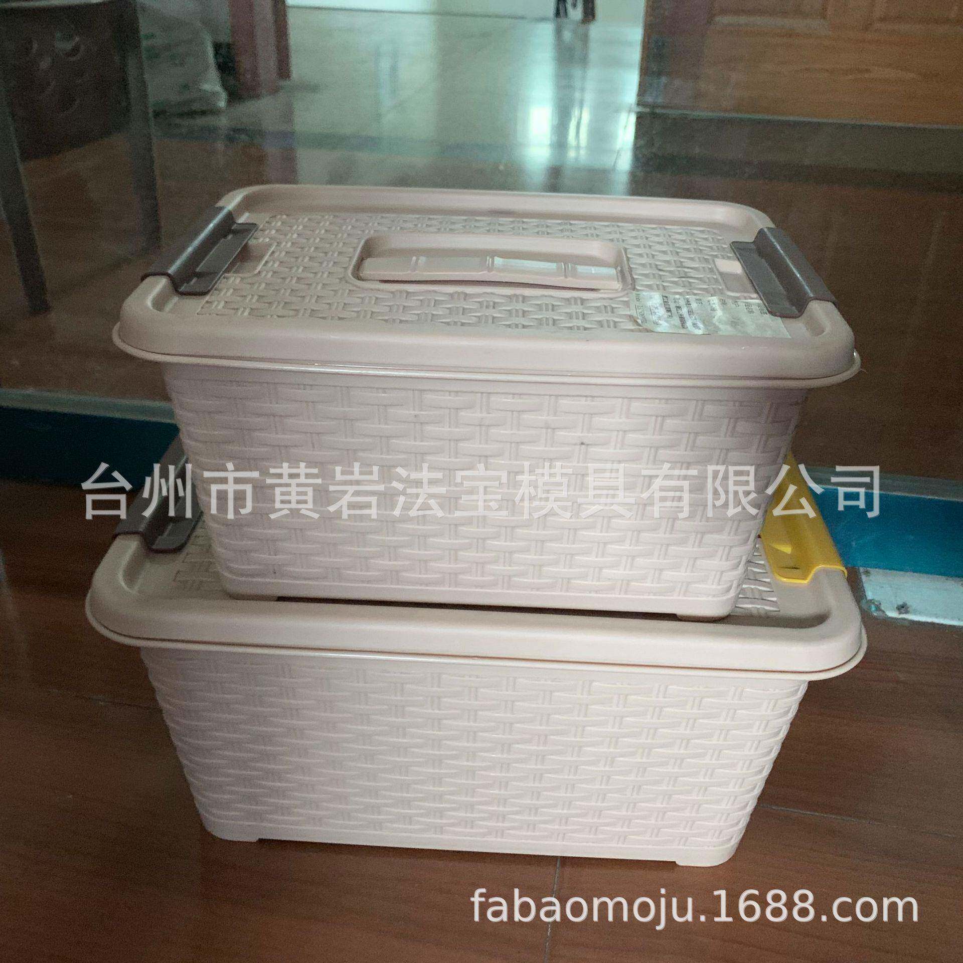 家庭药箱急救箱收纳箱带盖整理箱模具热流道自动脱厂家