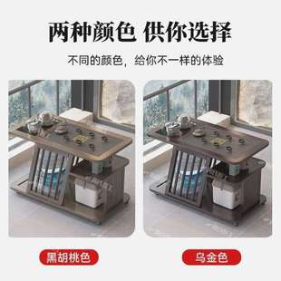 实木可移动阳台茶桌椅组合小户型家用功夫茶台客厅简约烧水泡茶