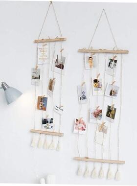 Nordic Wall Decoration Room Wooden Stick Photo Frame Artwork