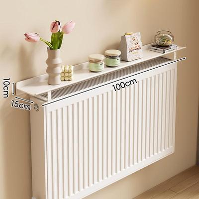 隔热板收纳架老式暖气片装饰遮挡罩支撑架家用防熏墙隔板暖片盖板