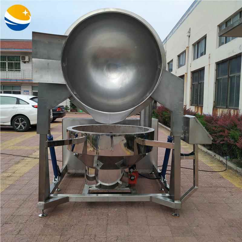 螺粉配全自动搅拌炒料锅 酸笋丝搅拌炒锅米 电磁爆yb-200蛳花机搅