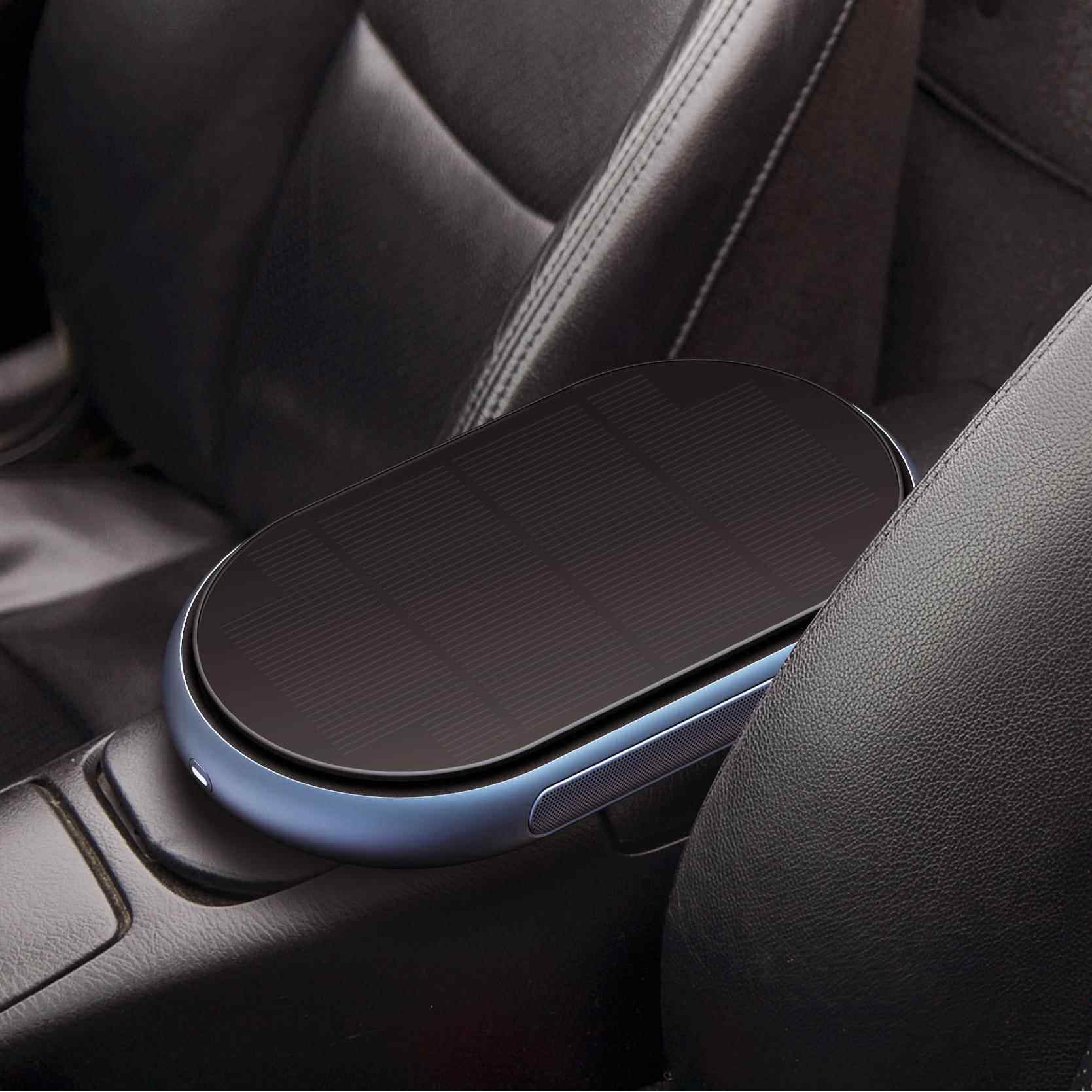 太阳能车载空气净化器铝合金 汽车用负离子空气净化器厂家直销