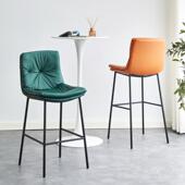 代吧台凳现简约酒吧椅高脚凳吧椅家台用前台08收银坐椅待轻奢接椅