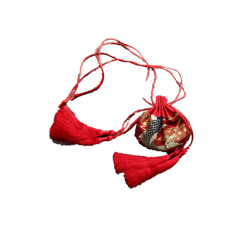 锦鲤海浪成品香囊礼盒手工材料包汉服配饰古风道具车挂随身