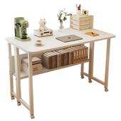 可移动折叠电脑桌卧室家用小户型床边写字桌子简易学习桌书桌