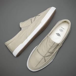 春秋鞋男士帆布鞋透气除臭剂布鞋男士低帮便鞋男士运动鞋0123z