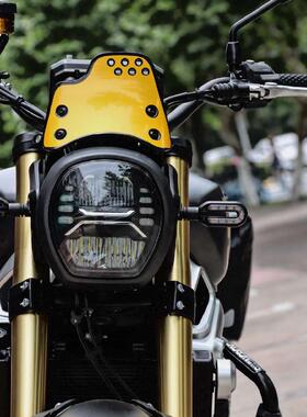 适用于无极300AC/500AC/525AC改装风挡复古小风挡攀爬风格专用