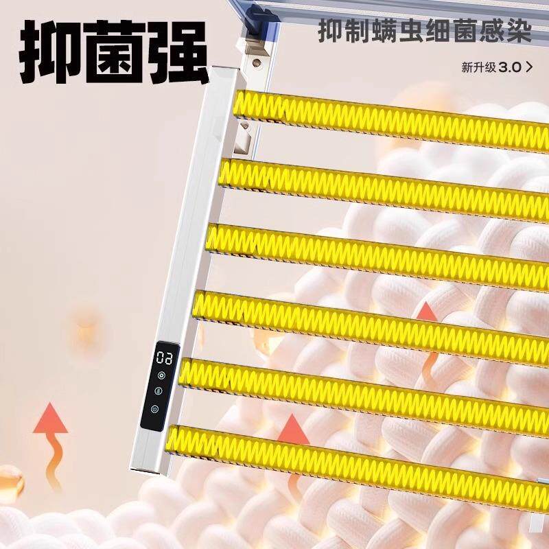 电热毛巾架卫生间家用智能电加热烘干机米浴室家浴巾置物架免打孔