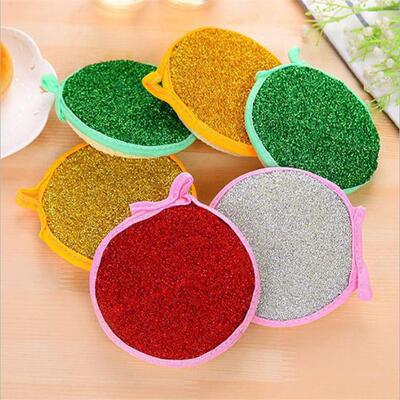Round Double-Sided Dishwashing Cloth from Yuanbaojin Kitchen