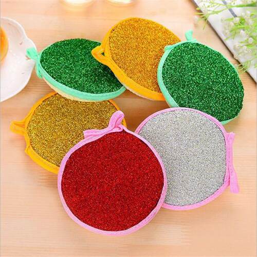 Round Double-Sided Dishwashing Cloth from Yuanbaojin Kitchen
