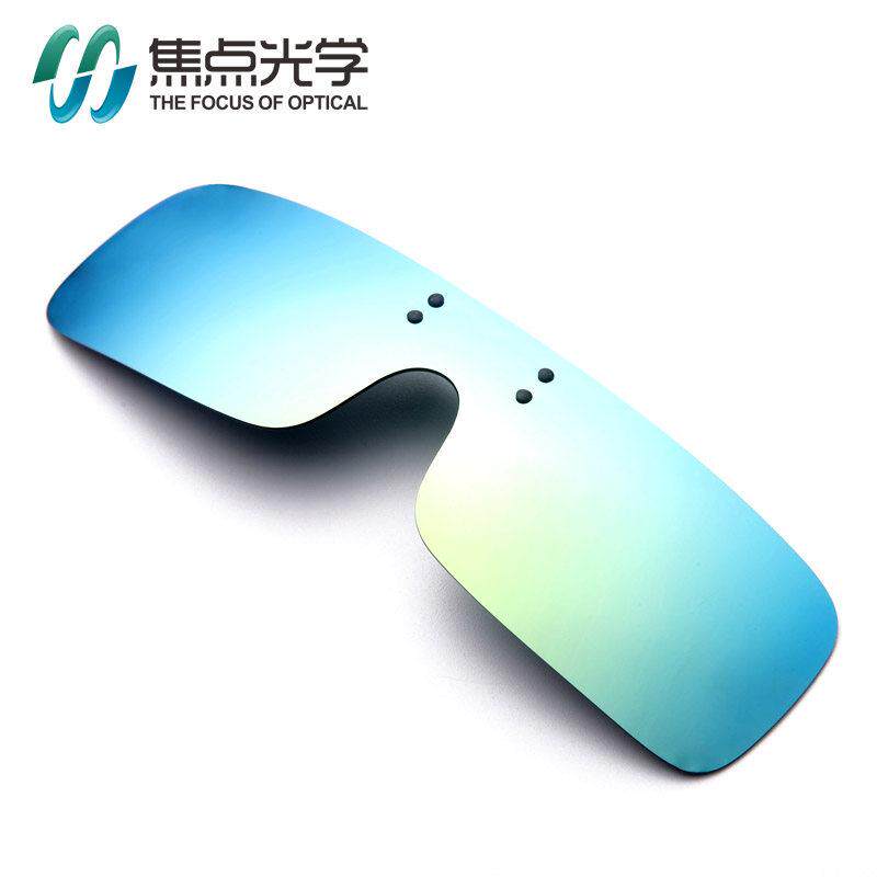 新款一体镜片挂片近视眼睛偏光太阳镜夹片男女太阳眼镜潮开车驾驶