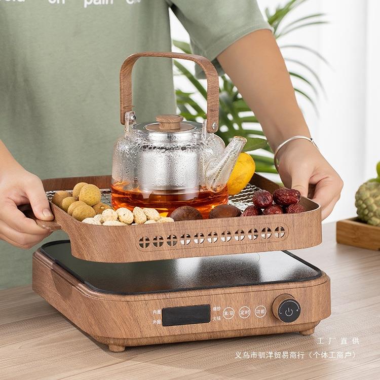 围炉围聚室内冬天烤F98TTT5J火煮家用玻璃煮器插电电茶陶茶炉网红