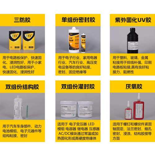 915UV胶电机焊点保护胶马达电子元件固定智能设备粘接胶无影胶